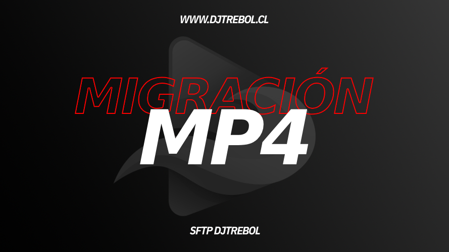 DJ Trebol evoluciona: Migración oficial de librería musical a formato MP4