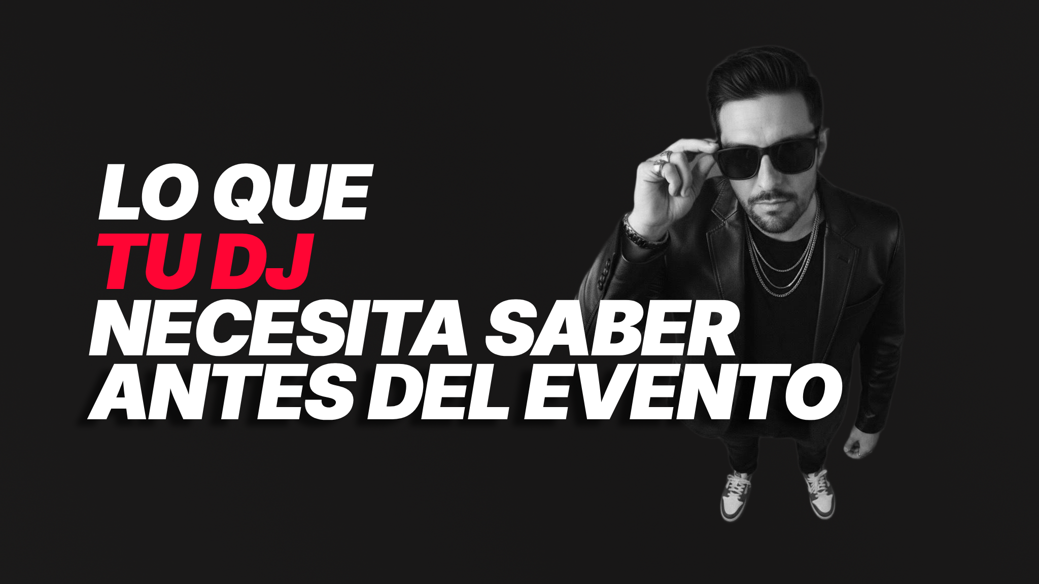 Qué información necesita tu DJ antes del evento (y por qué importa)